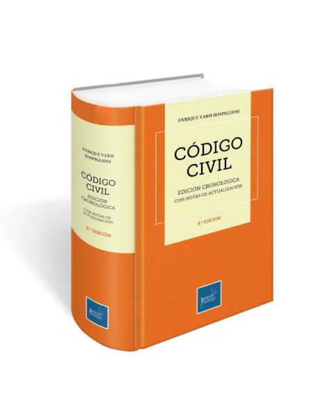 Código Civil Edición Cronológica con Notas de Actualización - 8va. Edición, Enrique Varsi Rospigliosi, Instituto Pacífico