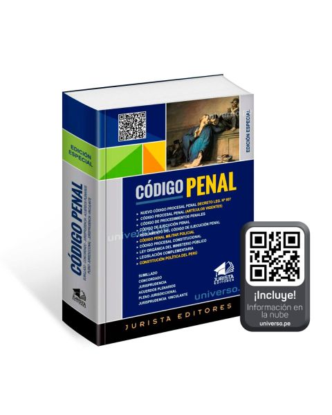 Libro Código penal Jurista Editores | Actualizado y vigente