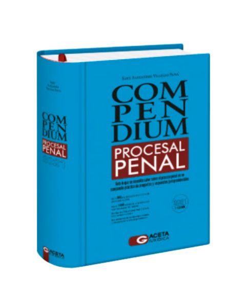 Libro Compendium procesal penal | Elky Alexander Villegas Paiva