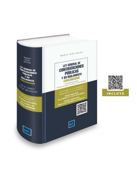 Ley General de Contrataciones Públicas y su Reglamento Concordados, Mario Vera Novoa, Instituto Pacífico