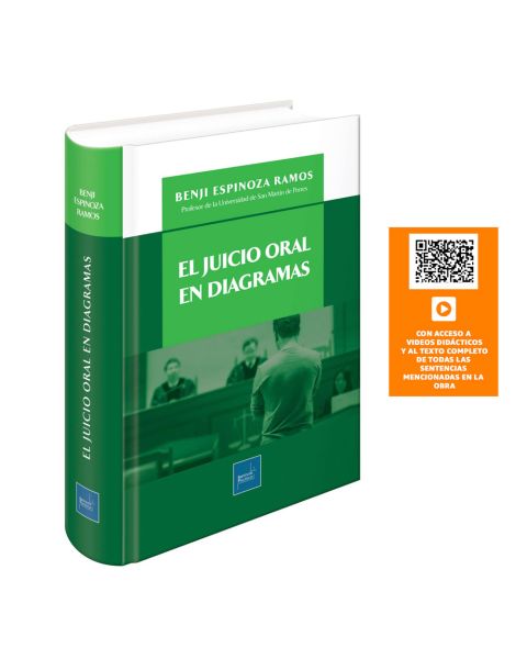 El Juicio Oral en Diagramas, Benji Espinoza Ramos, juicio oral, diagramas, litigación oral, proceso penal, mapas conceptuales, derecho penal, esquemas judiciales, Instituto Pacífico