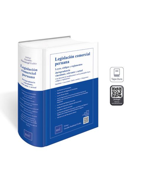 Legislación Comercial Peruana 2025, Prólogo Oswaldo Hundskopf Exebio, Instituto Pacífico