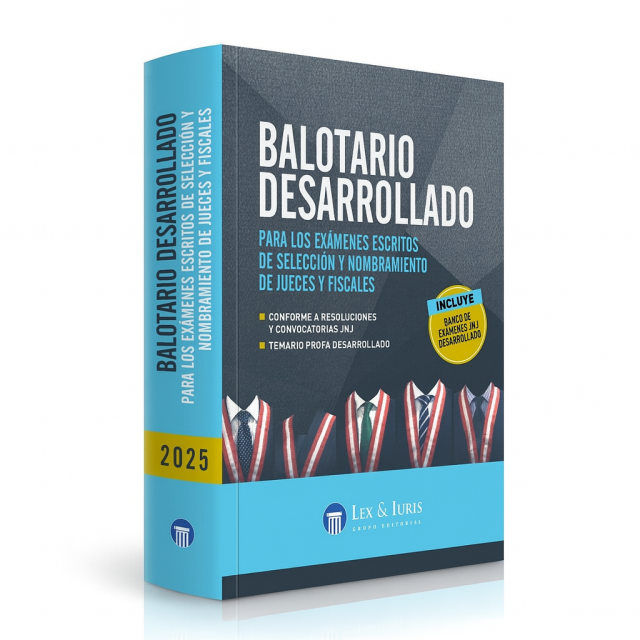 Balotario Desarrollado para los Exámenes Escritos de Selección y Nombramiento de Jueces y Fiscales, universo.pe