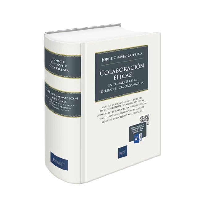 Libro Colaboración Eficaz en el Marco de la Delincuencia Organizada | Jorge Chávez Cotrina
