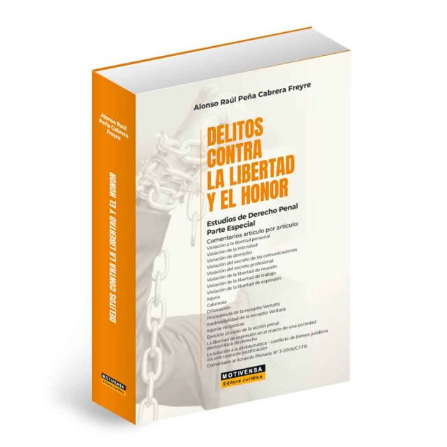 Libro Delitos contra la Libertad y el Honor
