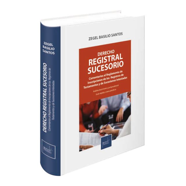 libro Derecho Registral Sucesorio | Zegel Basilio Santos

