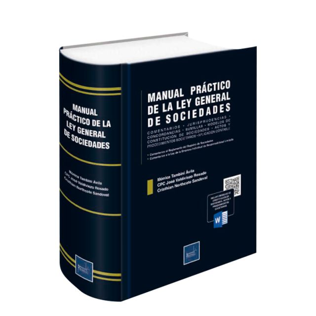 libro Manual Práctico de la Ley General de Sociedades | Mónica Tambini Ávila / Fernando Effio Pereda / Cristhian Northcote Sandoval