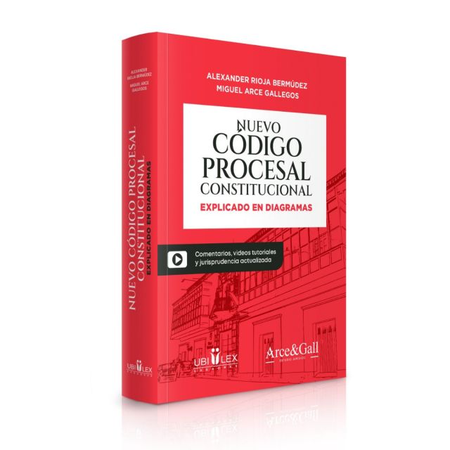 Libro Nuevo Código Procesal Constitucional Explicado en Diagramas, Comentarios, Videos Tutoriales Y Jurisprudencia Actualizada, Mag. Alexander Rioja Bermúdez, Mag. Miguel Arce Gallegos 