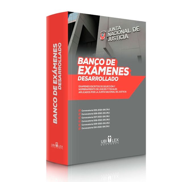 Solucionario Banco  de Exámenes Desarrollado Junta Nacional de Justicia 2022 | Ubilex