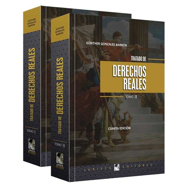 Libro tratado de derechos reales, tomo I y tomo II | Günther Gonzales Barrón | 2021