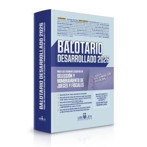 Balotario Desarrollado 2026, exámenes JNJ, jueces y fiscales, derecho penal, derecho civil, derecho administrativo, derecho constitucional, derecho laboral, proceso de amparo, temarios PROFA, selección judicial, nombramiento fiscal, determinación de la pe