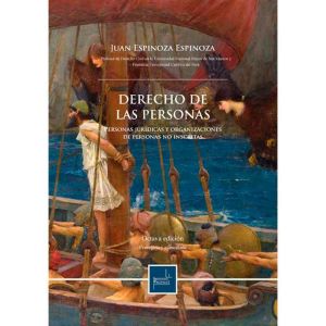 Libro Derecho de las Personas | Autor: Juan Espinoza Espinoza | Edición actualizada 2020