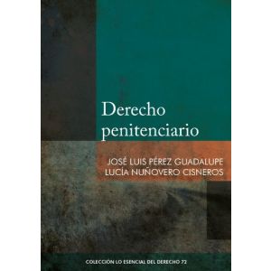 libro Derecho Penitenciario  | José Luis Pérez Guadalupe Lucía Nuñovero Cisneros 