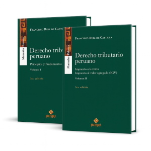 Libro Derecho Tributario Peruano 2 tomos, Francisco Ruiz de Castilla, universo.pe