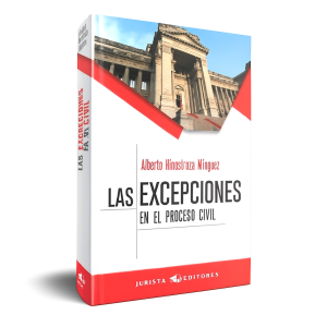 Libro las excepciones en el proceso civil, Alberto Hinostroza Minguez, universo.pe, 2025