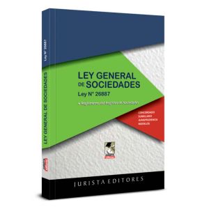 Libro Ley general de Sociedades, Ley 26887 | Legislación Actualizada | Jurista Editores