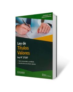 Ley de Títulos Valores: Ley N° 27287